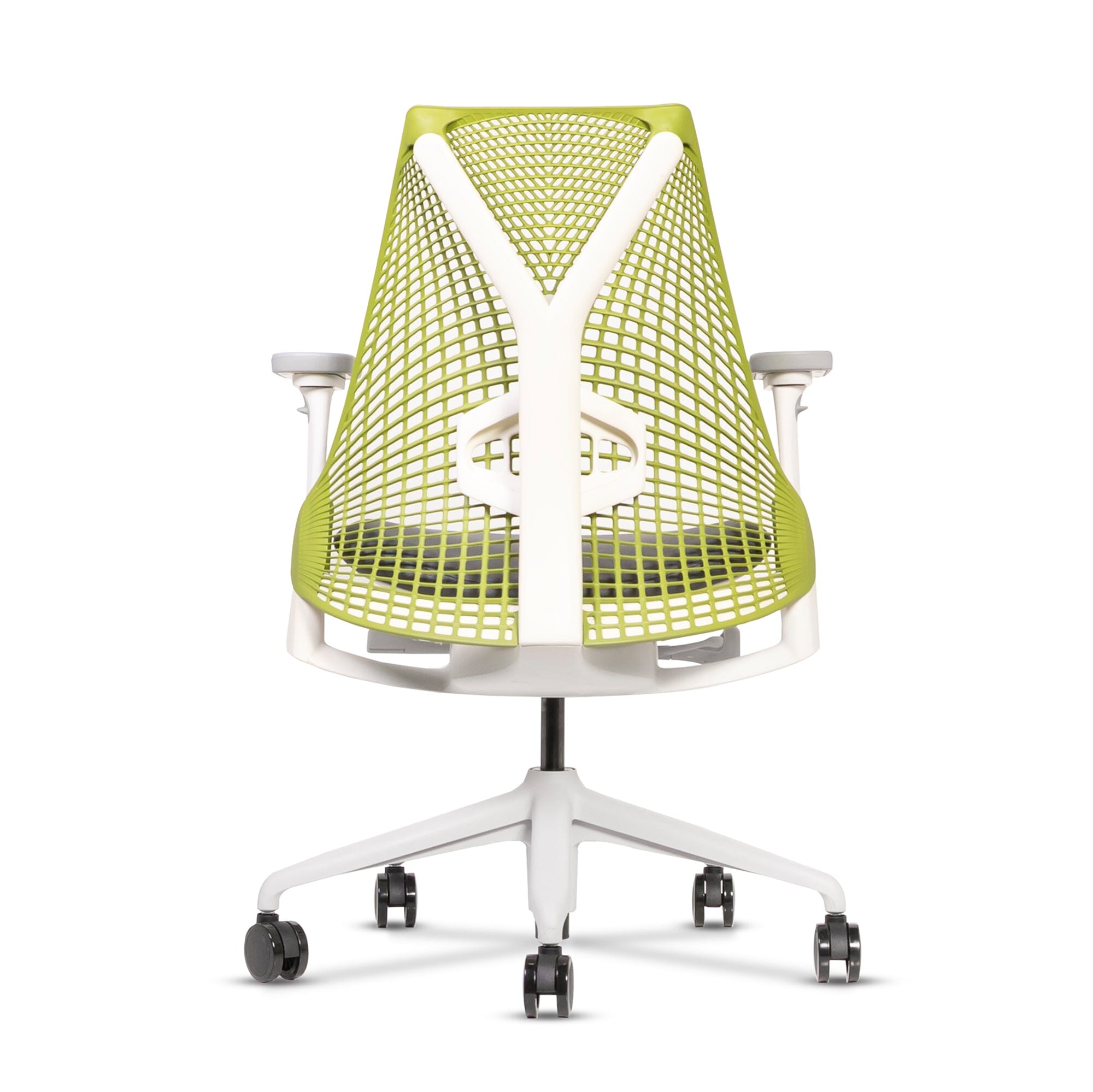 Renewed Herman Miller Sayl Chair | White & Chrome | Frameless 3D
