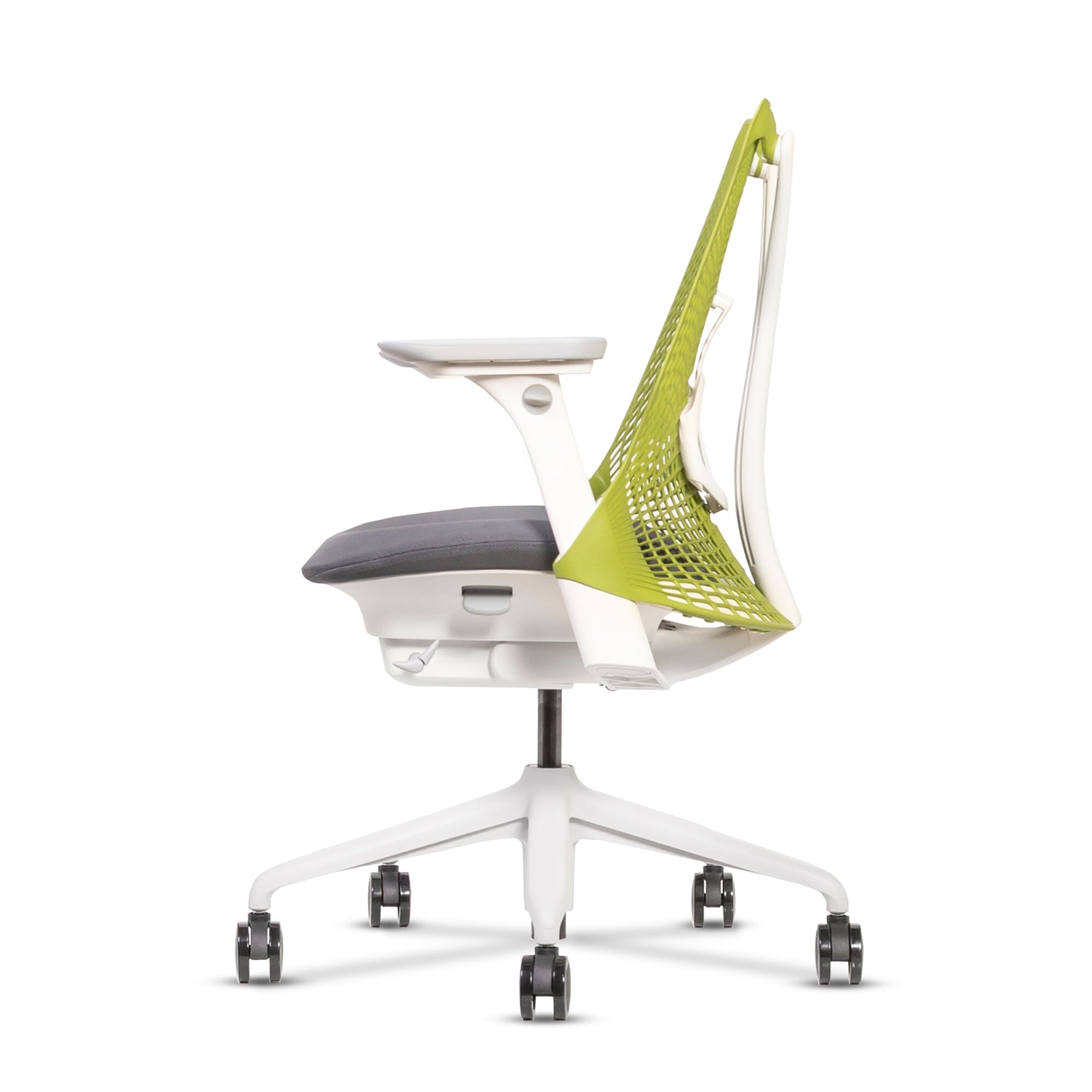 Renewed Herman Miller Sayl Chair | White & Chrome | Frameless 3D