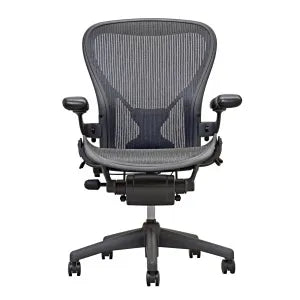 Classic Aeron Chair | Carbon | Size B (Renewed) - chairorama