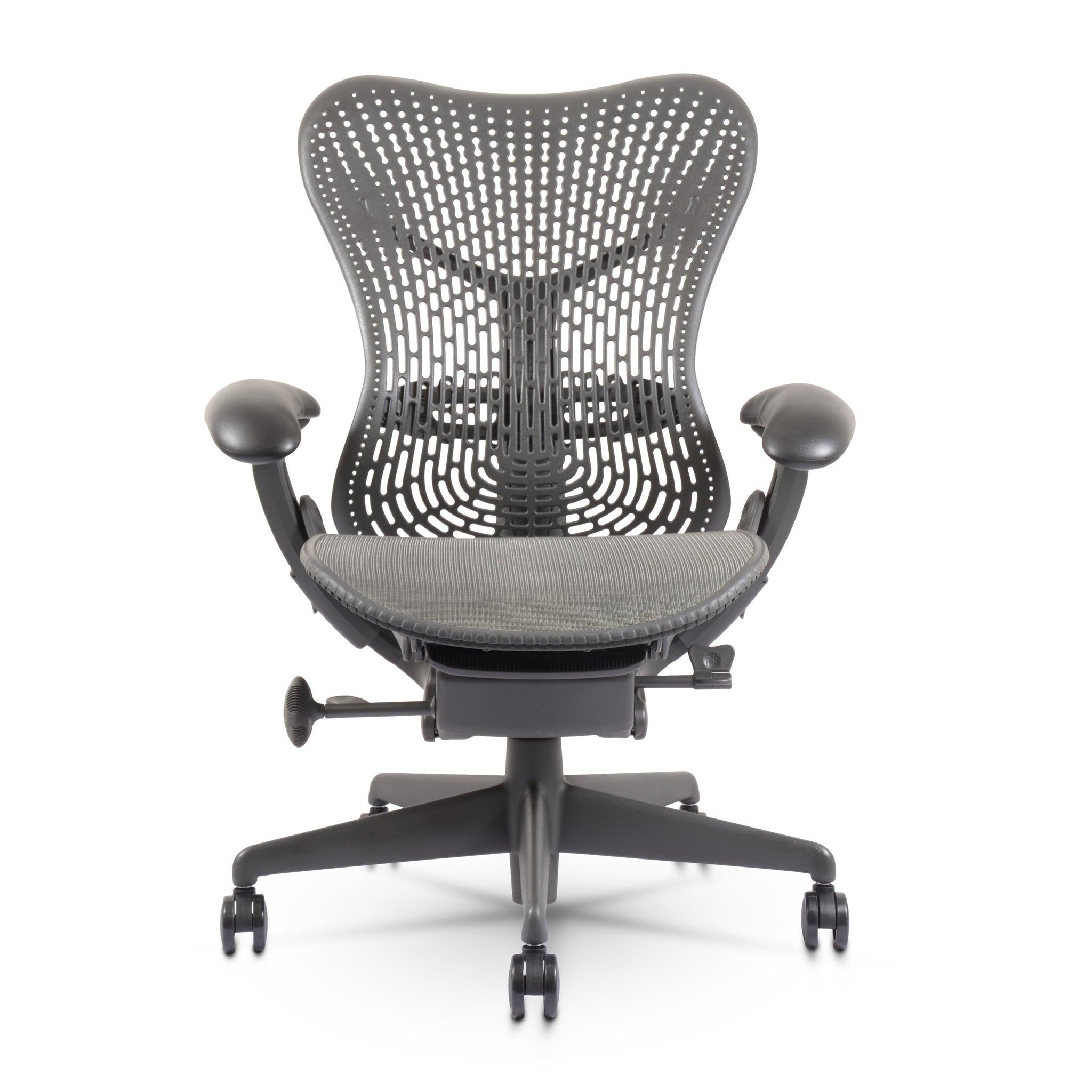 den første Bliv oppe Takt Herman Miller Mirra Chair (Renewed) | Grey– chairorama