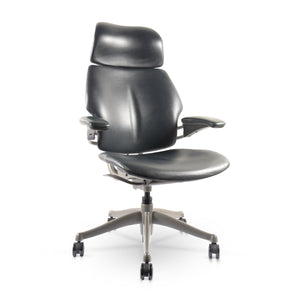 Human Scale Freedom Chair with Headrest (Renewed) | Black - chairorama