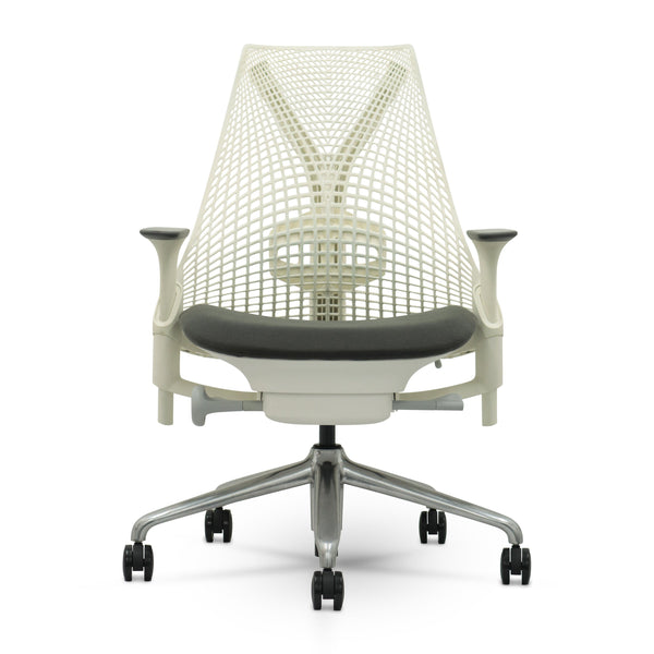Sayl chair (Renewed) | White | Chrome base | - chairorama