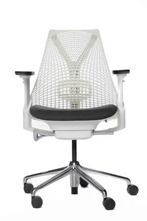 Herman Miller Sayl Chair | White Chrome Base